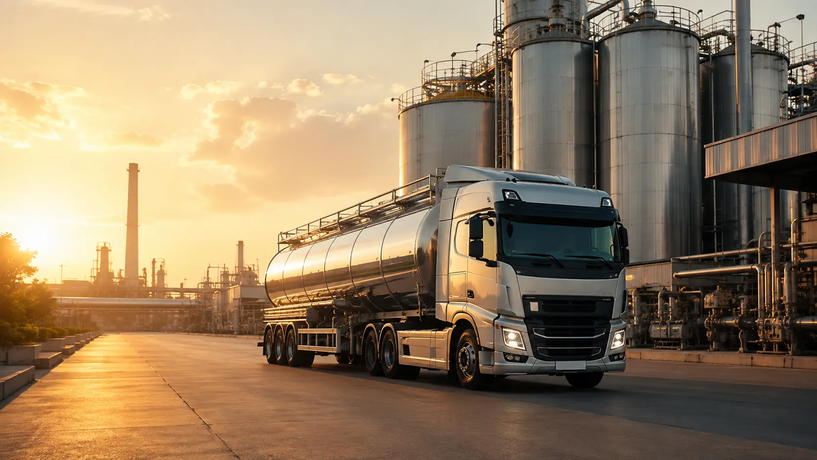 Food-grade stainless-steel tanker for molasses and bio-energy transport